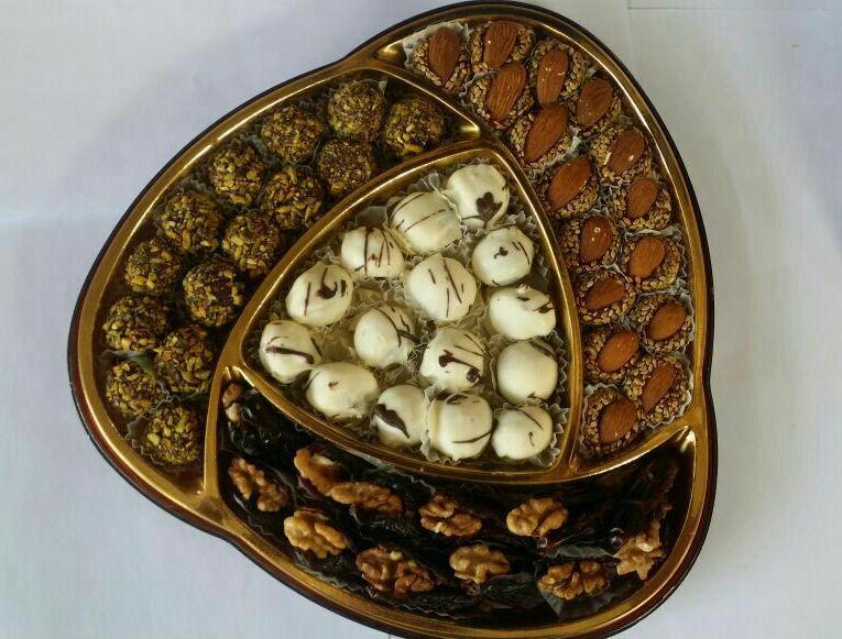 خرید ست پذیرایی خرما مغزدار