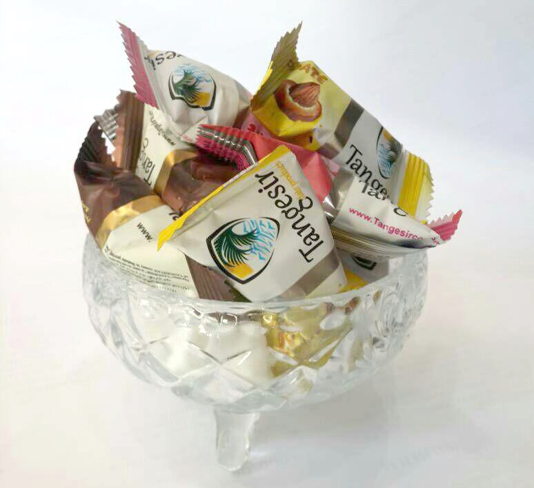 خرمای مغزدار شکلاتی طعم دار