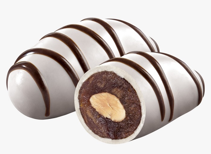 قیمت خرما با روکش شکلات سفید