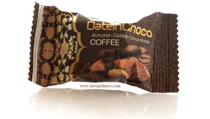 شکلات datein choco | خرما شکلاتی با مغز بادام
